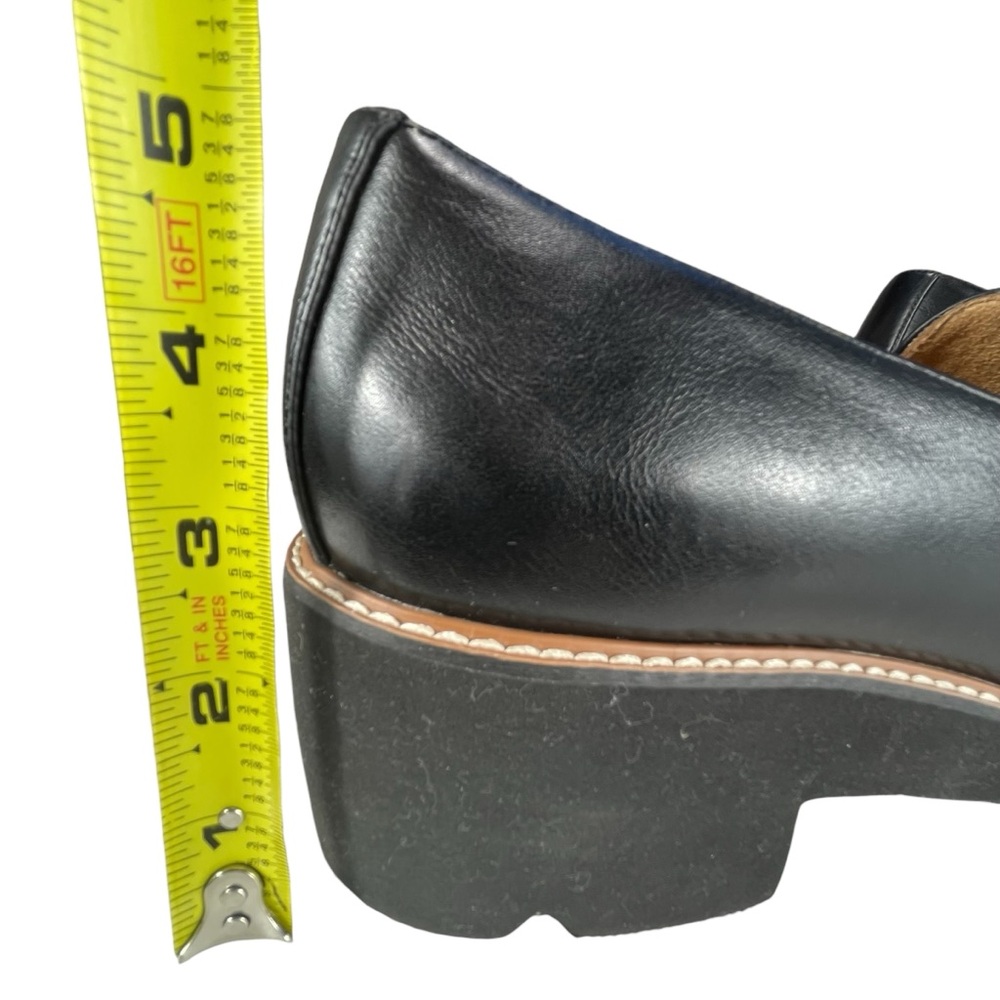 Naturalizer Women’s 12M‎ Black Leather Loafer Heels Comfort Pumps Shoes - Picture 12 of 13